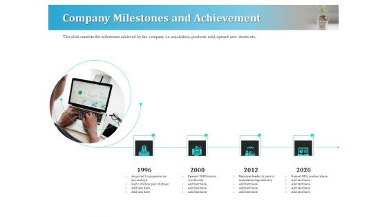 Series A Funding For Start Up Company Milestones And Achievement Microsoft PDF