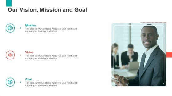 Series B Capital Funding Pitch Deck Our Vision Mission And Goal Professional PDF