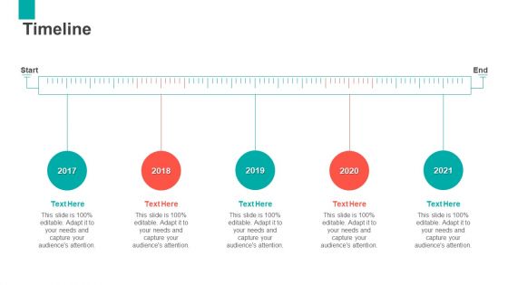 Series B Capital Funding Pitch Deck Timeline Mockup PDF