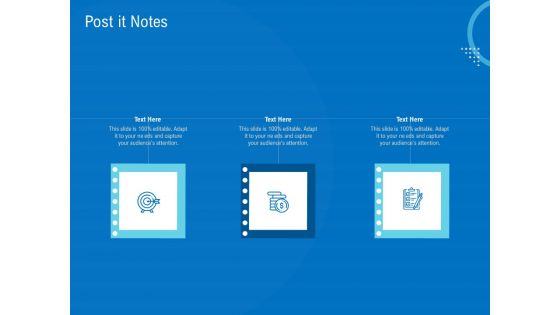 Series B Funding For Startup Capitalization Post It Notes Diagrams PDF