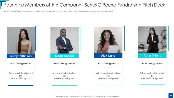 Series C Round Fundraising Pitch Deck Ppt PowerPoint Presentation Complete Deck With Slides