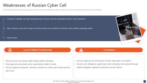 Series Of Cyber Security Attacks Against Ukraine 2022 Weaknesses Of Russian Cyber Cell Pictures PDF