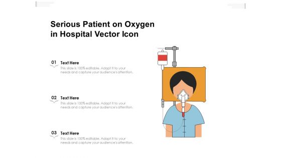 Serious Patient On Oxygen In Hospital Vector Icon Ppt PowerPoint Presentation Gallery Outline PDF