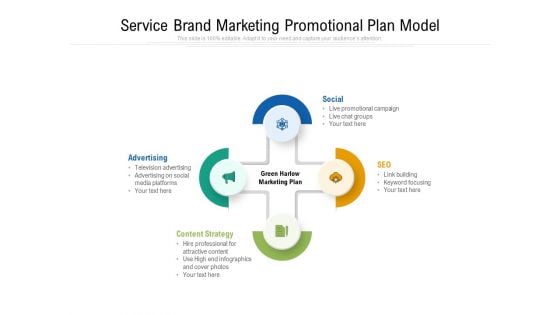 Service Brand Marketing Promotional Plan Model Ppt PowerPoint Presentation Gallery Introduction PDF Service Brand Marketing Promotional Plan Model Ppt PowerPoint Presentation Gallery Introduction PDF