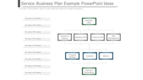 Service Business Plan Example Powerpoint Ideas