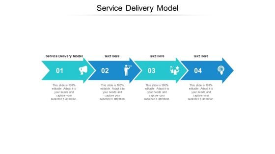 Service Delivery Model Ppt PowerPoint Presentation Show Ideas Cpb