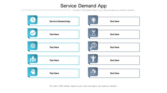 Service Demand App Ppt PowerPoint Presentation Icon Design Templates Cpb Pdf