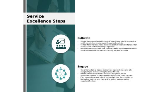 Service Excellence Steps Cultivate Ppt Powerpoint Presentation Inspiration Mockup