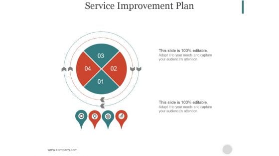 Service Improvement Plan Ppt PowerPoint Presentation Diagrams