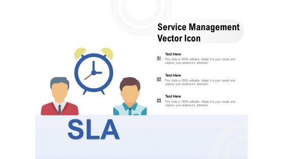 Service Management Vector Icon Ppt PowerPoint Presentation Infographics Example