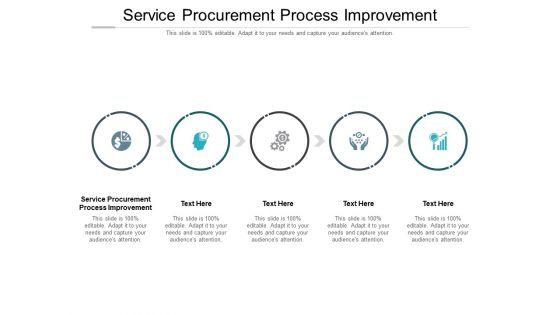 Service Procurement Process Improvement Ppt PowerPoint Presentation Ideas Gridlines Cpb Pdf