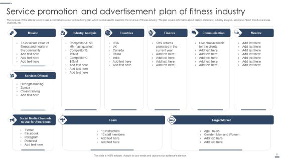 Service Promotion And Advertisement Plan Ppt PowerPoint Presentation Complete With Slides Slide06