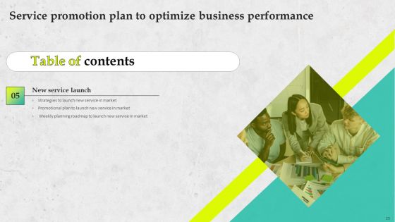 Service Promotion Plan To Optimize Business Performance Ppt PowerPoint Presentation Complete Deck With Slides