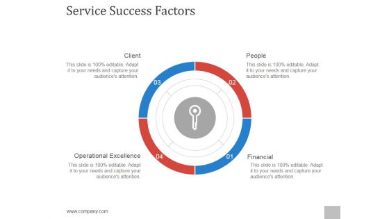 Service Success Factors Template 1 Ppt PowerPoint Presentation Inspiration