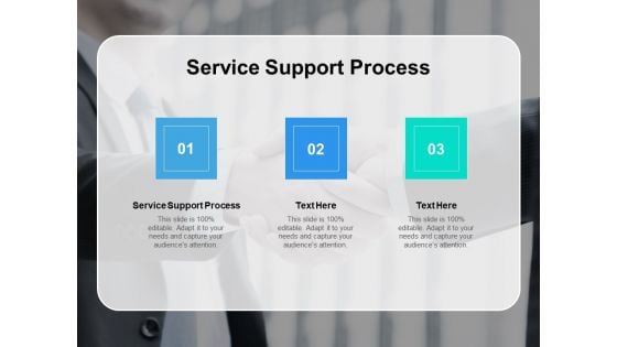 Service Support Process Ppt PowerPoint Presentation Summary Microsoft Cpb