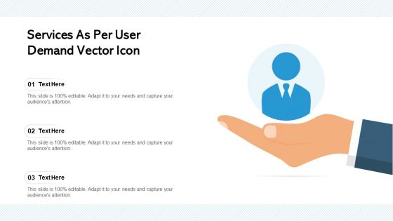 Services As Per User Demand Vector Icon Ppt Show Example PDF