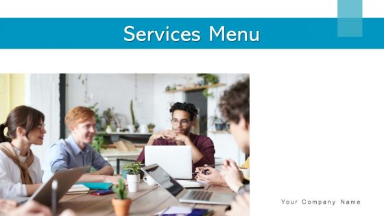 Services Menu Digital Marketing Ppt PowerPoint Presentation Complete Deck With Slides