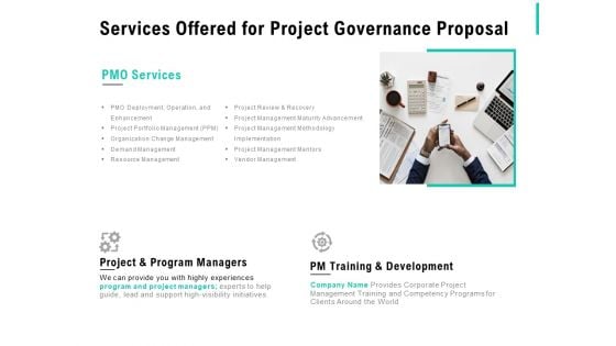 Services Offered For Project Governance Proposal Ppt PowerPoint Presentation Inspiration Styles Services Offered For Project Governance Proposal Ppt PowerPoint Presentation Inspiration Styles