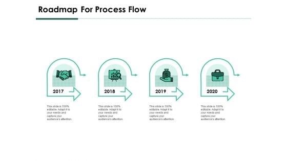 Services Proposal By Financial Representative Roadmap For Process Flow Mockup PDF