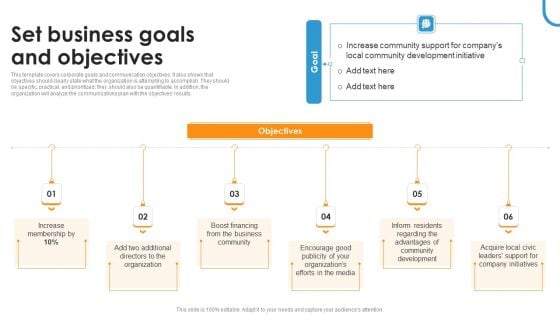 Set Business Goals And Objectives Ppt File Inspiration PDF Set Business Goals And Objectives Ppt File Inspiration PDF