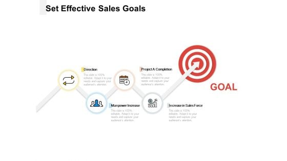 Set Effective Sales Goals Ppt PowerPoint Presentation Inspiration Vector