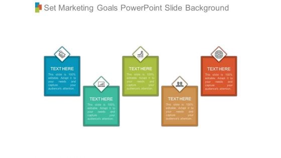 Set Marketing Goals Powerpoint Slide Background Set Marketing Goals Powerpoint Slide Background