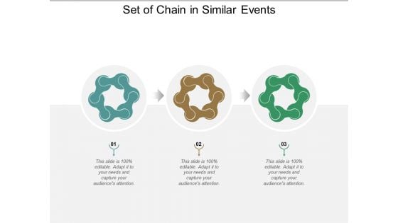 Set Of Chain In Similar Events Ppt Powerpoint Presentation Icon Structure