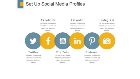 Set Up Social Media Profiles Ppt PowerPoint Presentation Show Model Set Up Social Media Profiles Ppt PowerPoint Presentation Show Model