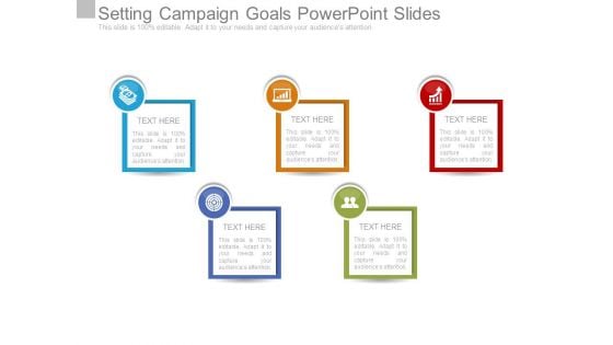 Setting Campaign Goals Powerpoint Slides