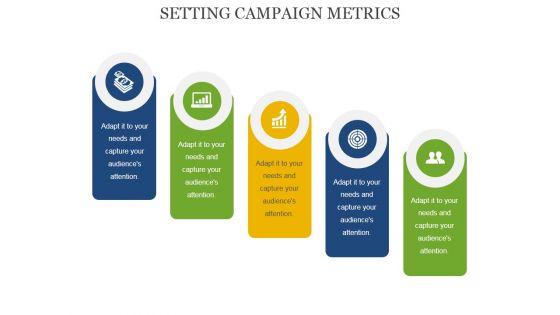 Setting Campaign Metrics Ppt PowerPoint Presentation Show Designs