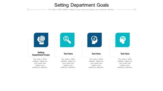 Setting Department Goals Ppt PowerPoint Presentation Background Image Cpb Pdf