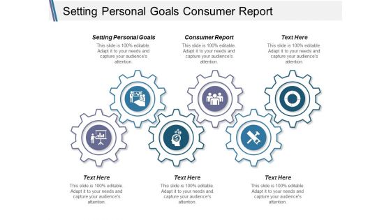 Setting Personal Goals Consumer Report Ppt PowerPoint Presentation Pictures Portfolio