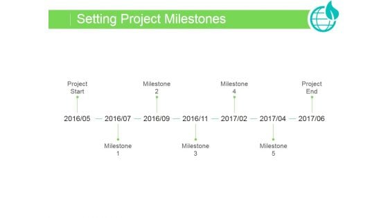 Setting Project Milestones Ppt PowerPoint Presentation Tips