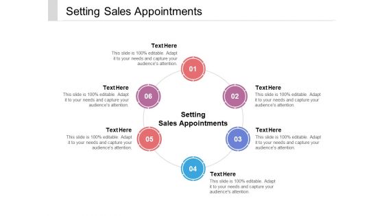 Setting Sales Appointments Ppt PowerPoint Presentation Infographic Template Ideas Cpb Pdf