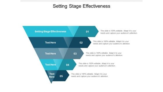 Setting Stage Effectiveness Ppt PowerPoint Presentation Layouts Topics Cpb