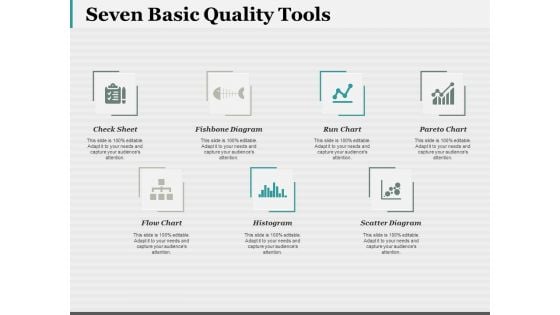 Seven Basic Quality Tools Ppt PowerPoint Presentation Outline Visual Aids