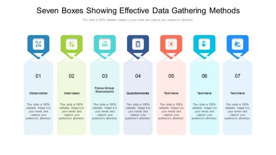 Seven Boxes Showing Effective Data Gathering Methods Ppt PowerPoint Presentation File Layout PDF Seven Boxes Showing Effective Data Gathering Methods Ppt PowerPoint Presentation File Layout PDF