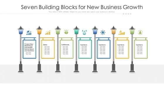 Seven Building Blocks For New Business Growth Ppt PowerPoint Presentation Gallery Picture PDF