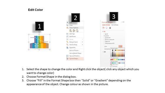 Seven Colored Tags For Business Information Display Powerpoint Template