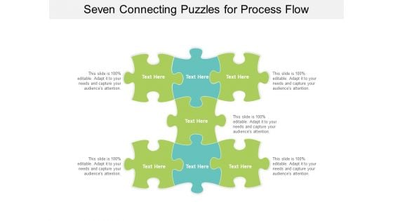 Seven Connecting Puzzles For Process Flow Ppt PowerPoint Presentation Infographics Examples