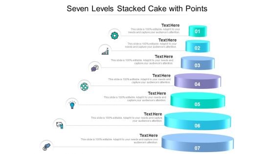 Seven Levels Stacked Cake With Points Ppt PowerPoint Presentation Gallery Ideas PDF Seven Levels Stacked Cake With Points Ppt PowerPoint Presentation Gallery Ideas PDF