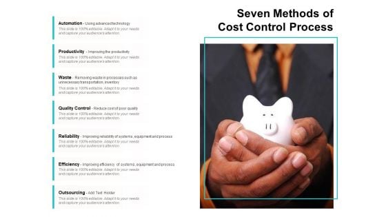 Seven Methods Of Cost Control Process Ppt PowerPoint Presentation Gallery Designs Download PDF