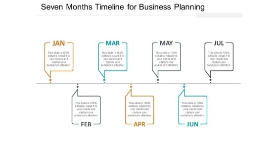 Seven Months Timeline For Business Planning Ppt PowerPoint Presentation Inspiration Example