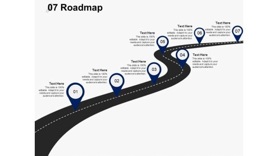 Seven Roadmap Ppt PowerPoint Presentation Gallery Slides