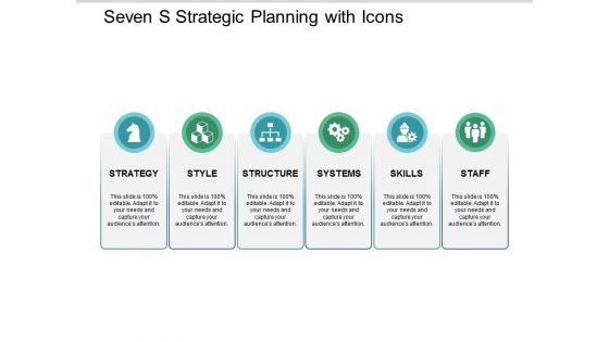 Seven S Strategic Planning With Icons Ppt PowerPoint Presentation Portfolio Graphics Download