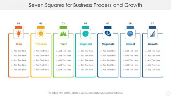 Seven Squares For Business Process And Growth Sample PDF Seven Squares For Business Process And Growth Sample PDF