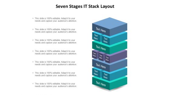 Seven Stages IT Stack Layout Ppt PowerPoint Presentation Slides Visual Aids PDF