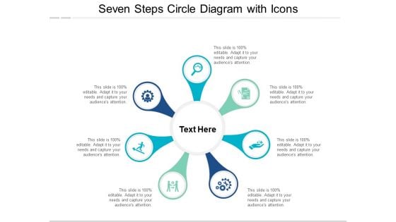 Seven Steps Circle Diagram With Icons Ppt PowerPoint Presentation Icon Graphics