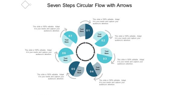 Seven Steps Circular Flow With Arrows Ppt Powerpoint Presentation Inspiration Graphics