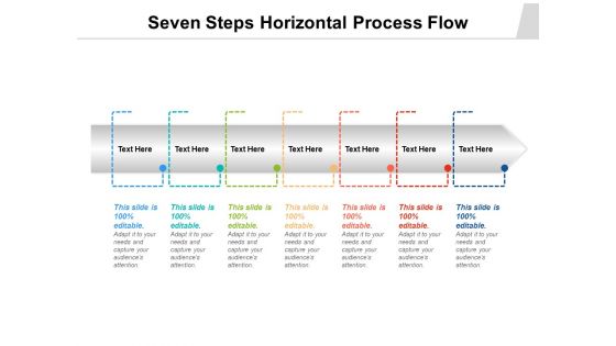 Seven Steps Horizontal Process Flow Ppt PowerPoint Presentation Professional Smartart PDF